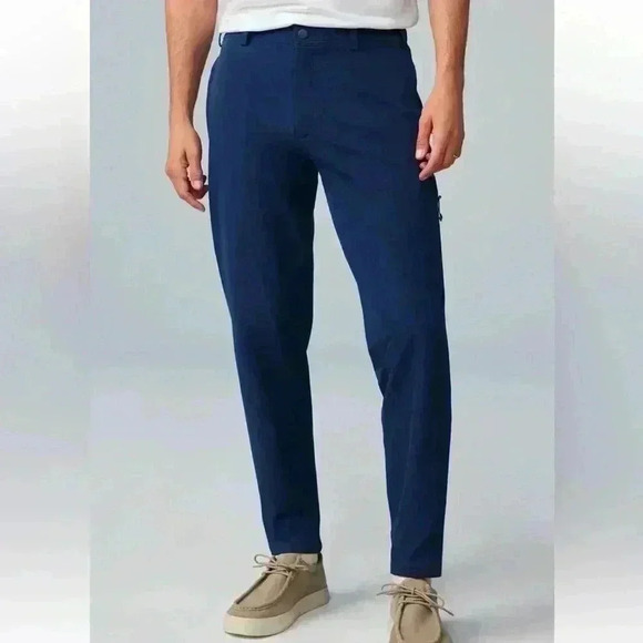 Mack Weldon Radius Flex Jogger Navy Blue Men’s Casual Pant Size Medium - Picture 1 of 8